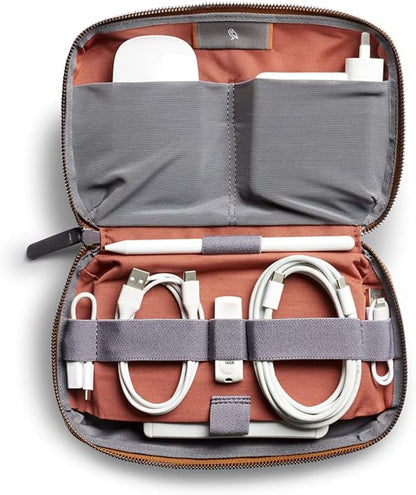 Bellroy Tech Kit (Tech Accessories Organizer Pouch, Zipper Closure Design, Stores Power Bank, Phone Charger, Cables & More, Internal)
